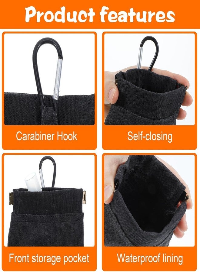 Ahltoiex Puppy Training Treat Pouch Dog Treat Pouch Treat Pouches for Pet Training Black Pocket Sized Pet Training Pouch Portable Puppy Dog Training Treat Bag Self Closing Pet Feed Reward (Black) - Image 4